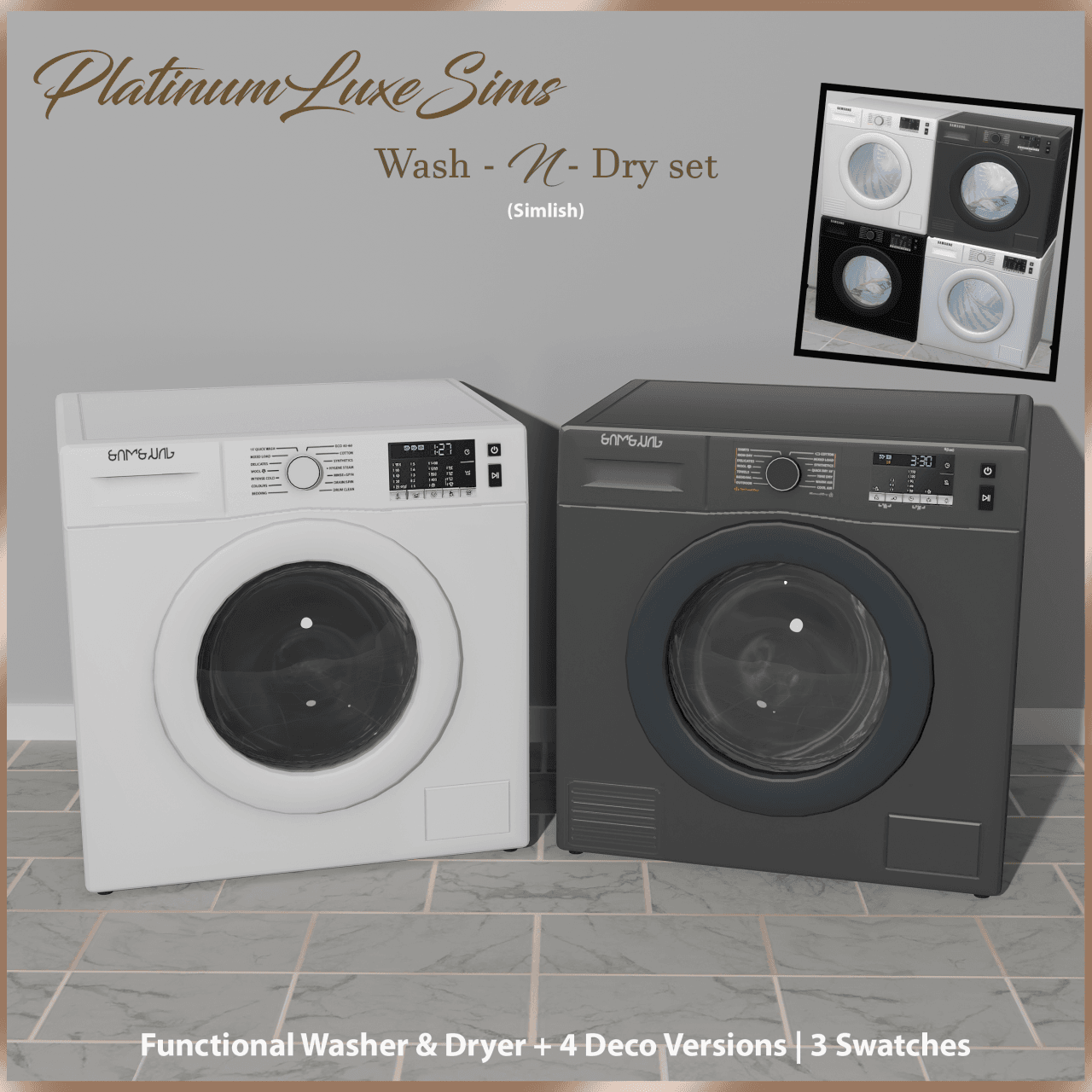 Стиральная и сушильная машины Wash & Dry Set